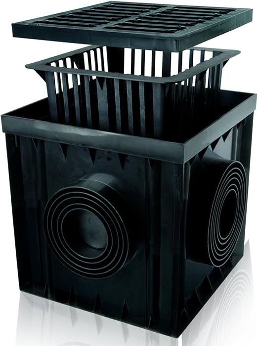 Yard Drain Yard Sink Box Gully Drainage 30x30 cm Load Class B125 12.5 D