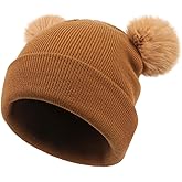 HiXceHiCeng Baby Beanie Hats Toddler Infant Winter Hat for Boys Girls Newborn Beanies with Pom Pom