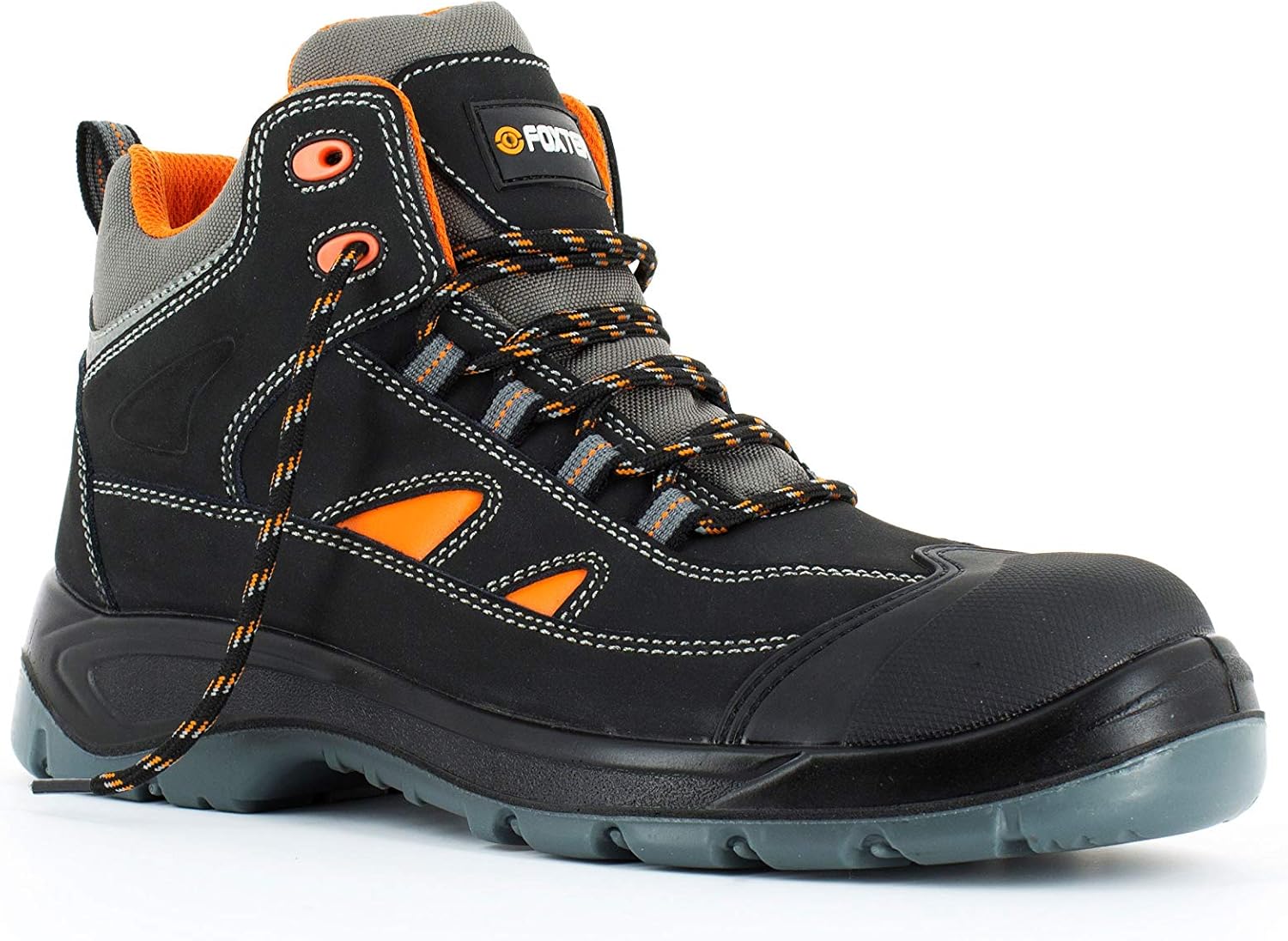 Chaussures De Sécurité S3 ESD Sans Métal - Confort Cuir Noir, Tailles 36 à 48 - Idéales Atelier, Industrie, Chantier