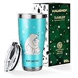 HAUSHOF Christmas Tumbler, 20 oz Stainless Steel