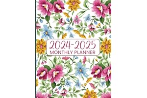 2024-2025 Monthly Planner: 2-Year Monthly Planner 2024-2025 Jan-Dec 2-Year Calendar with Federal Holidays and Inspirational Quotes