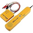 Electrical Wire Tracer Circuit Tester w/Tone Generator & Probe Kit, Cable Signal Locator Tester, Test Circuit Continuity, Network Telephone Line, Automotive Circuit Identify Tools w/Clips & RJ11 Plug