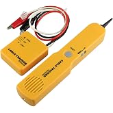 Electrical Wire Tracer Circuit Tester w/Tone Generator &amp; Probe Kit w/Clips | w/RJ11 Plug, Cable Signal Locator Tester, Test Circuit Continuity, Network Telephone Line, Automotive Circuit Identify Tools