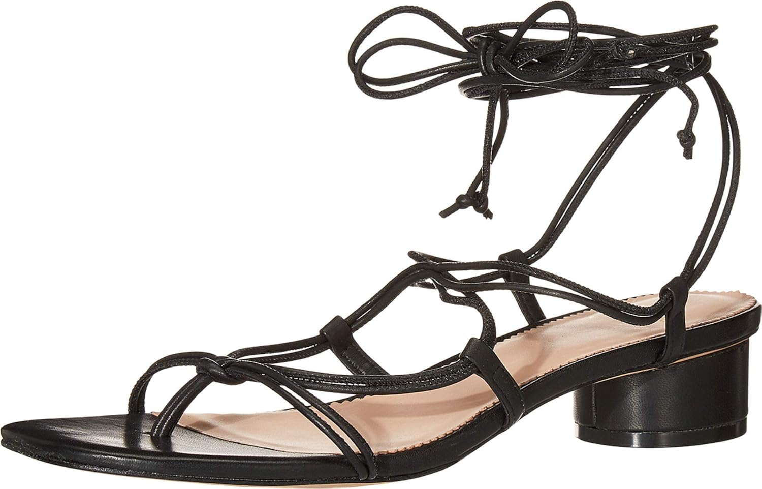 j crew leather lace up sandals