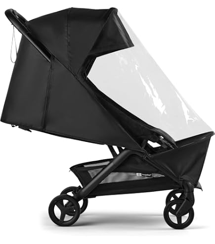 Bugaboo 2017 Parasol Fresh White | Flexible positioning, click-on attachment, folds with stroller