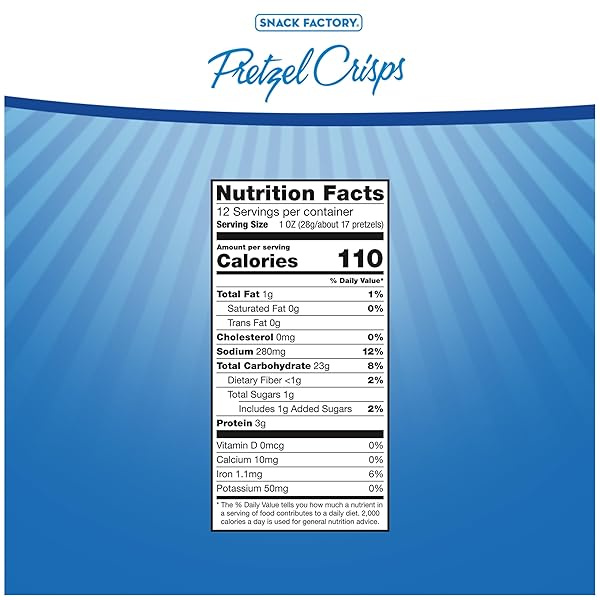 SNACK FACTORY PRETZEL CRISPS BITES, SEA SALT PRETZELS, 12 OZ