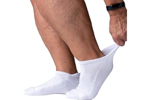 Viasox Diabetic Ankle Socks for Women & Men, Low Cut Non Binding, Seamless Neuropathy Socks