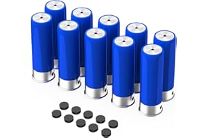 Tipfun 12GA Dummy Rounds,Dry Fire Snap Caps Training Dummy Rounds Practice Safe Loading Firing (12GA-10pcs-2 ¾”)