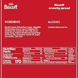 Lotus Biscoff, CRUNCHY Cookie Butter Spread, non