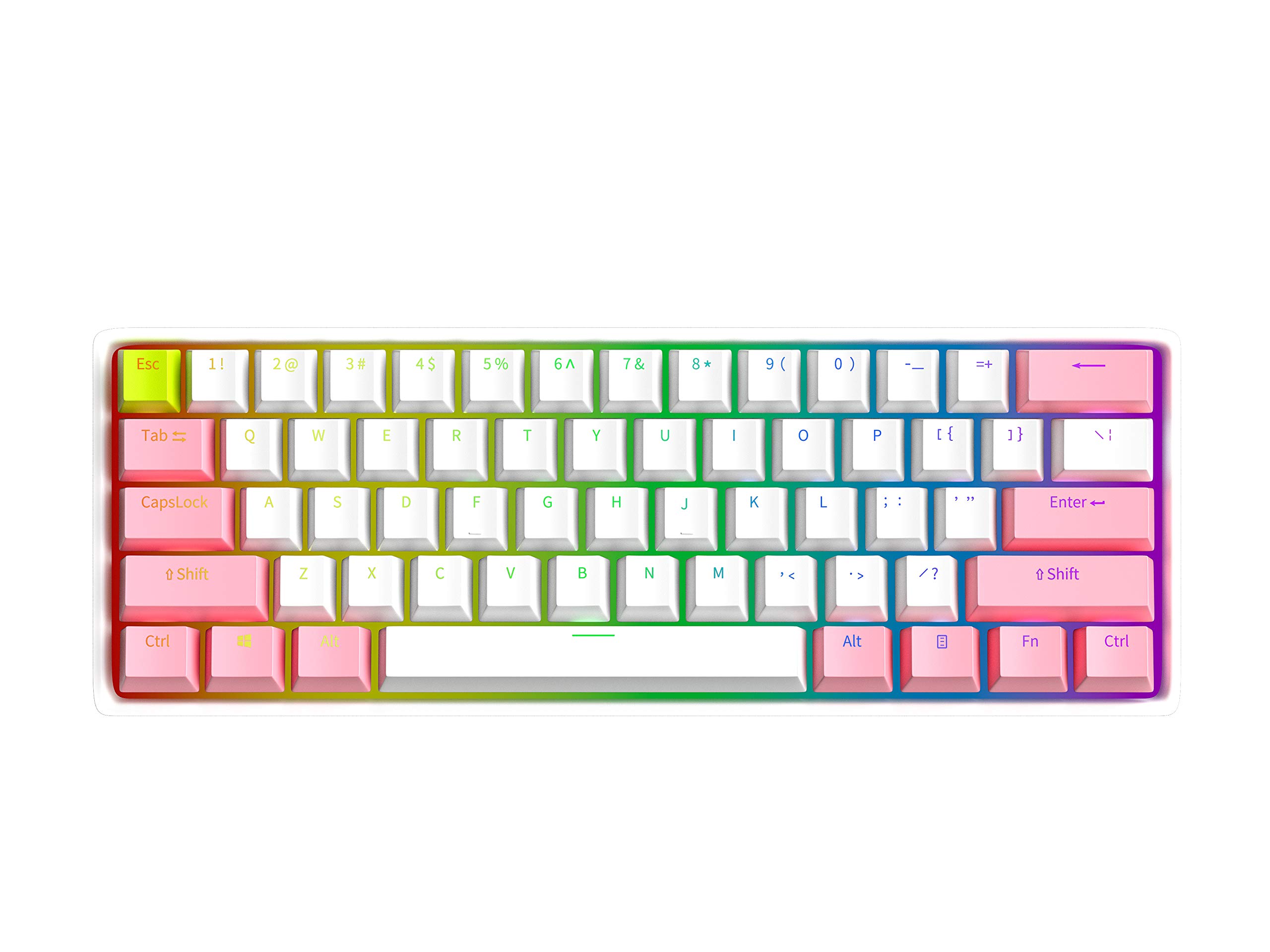 Buy BOYI 60 Mechanical Gaming Keyboard,SK 61 Mini RGB Gateron Switch