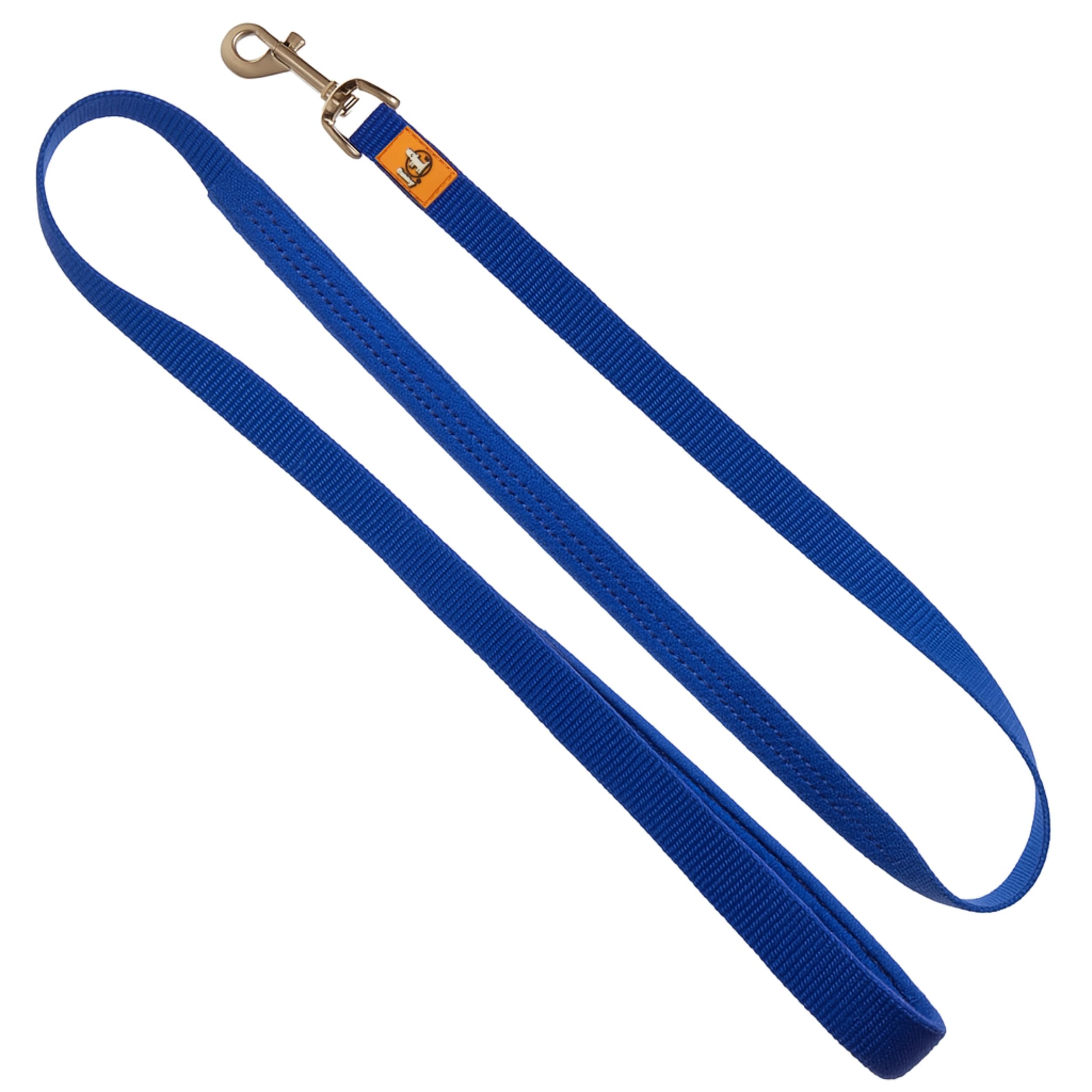 Canny Lead – Anti‑Pull Dog Lead for Headcollars incl. Canny Collar | Soft Grip for Small Dogs & Puppies | Encourages Calm Walking – 120cm x 15mm, Blue