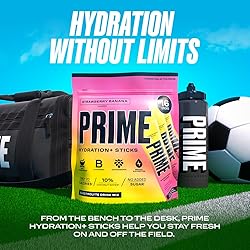 PRIME HYDRATION+ Sticks Strawberry Banana