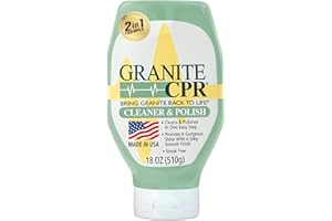 Granite CPR Cleaner & Polish Can Be Used Daily On Granite, Marble, Quartz & Corian. Leaves A Gorgeous Streak-Free Shine & Silky Smooth Finish. Cleans & Polishes All Stone Countertops In One Easy Step.
