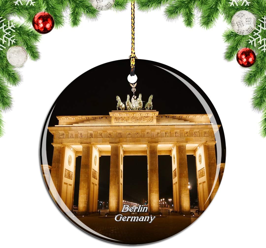 Weekino Deutschland Brandenburger Tor Berlin Weihnachtsdekoration Christbaumkugel Hangender Weihnachtsbaum Anhanger Dekor City Travel Souvenir Collection Porzellan 2 85 Zoll Kuche Haushalt Wohnen Anhanger Suenaacampo Com