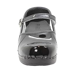 Bjork Women's Marcella Mary-Jane Leather Clogs