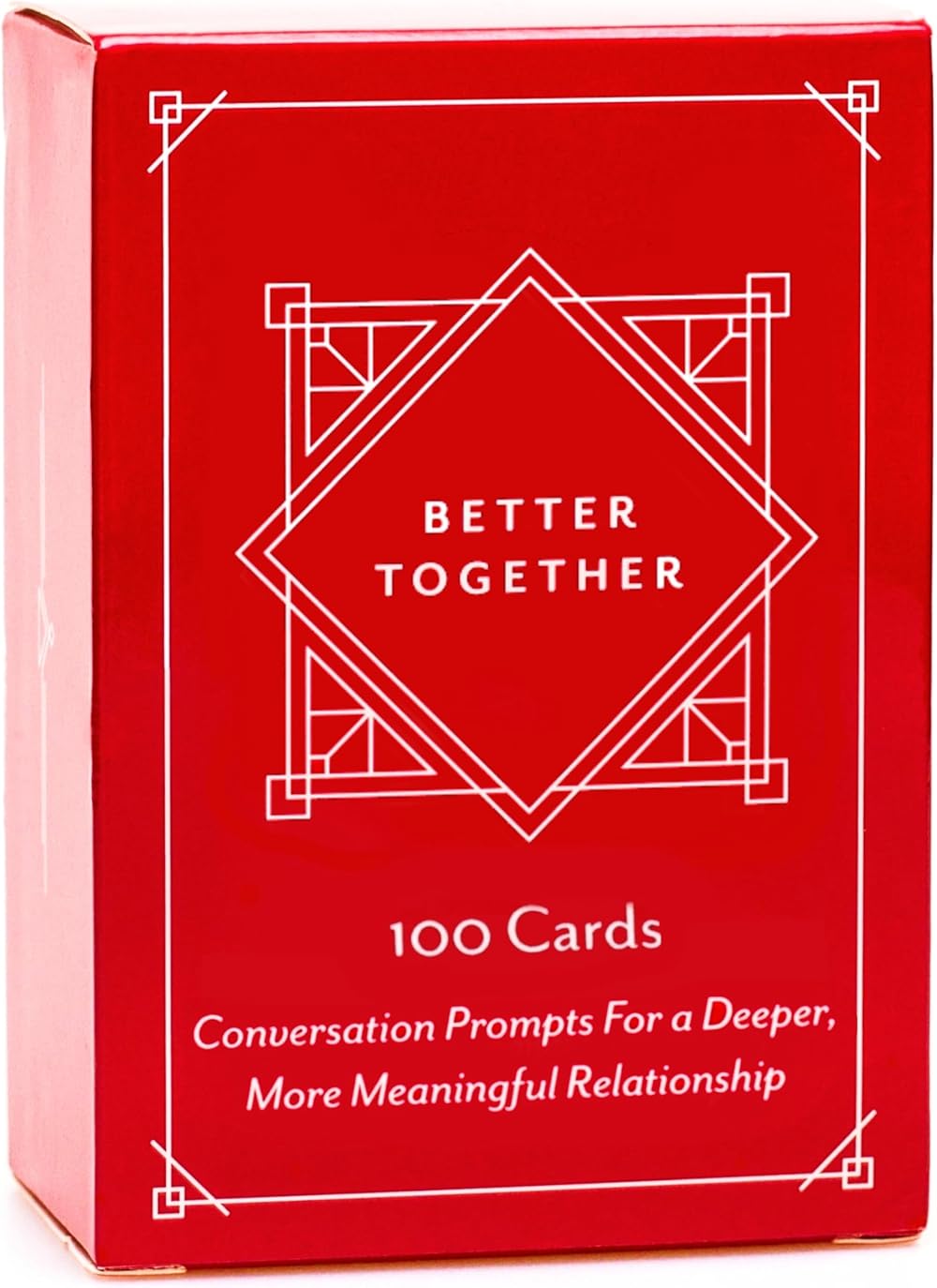 Better Together Couples Conversation Cards Game 100 Questions Date Night