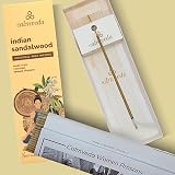 Calmveda Indian Sandalwood Incense Sticks 80 Charcoal Free Flowers Upcycled view 4