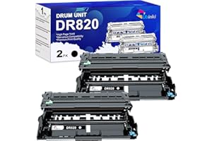 Ubinki Compatible Drum Unit Replacement for Brother DR820 DR-820 DR 820 Drum (2-Pack) to use with HL-L6200DW MFC-L5900DW MFC-L5850DW HL-L5200DW HL-L5100DN L5850DW L5900DW L5700DW L6200DW Printer
