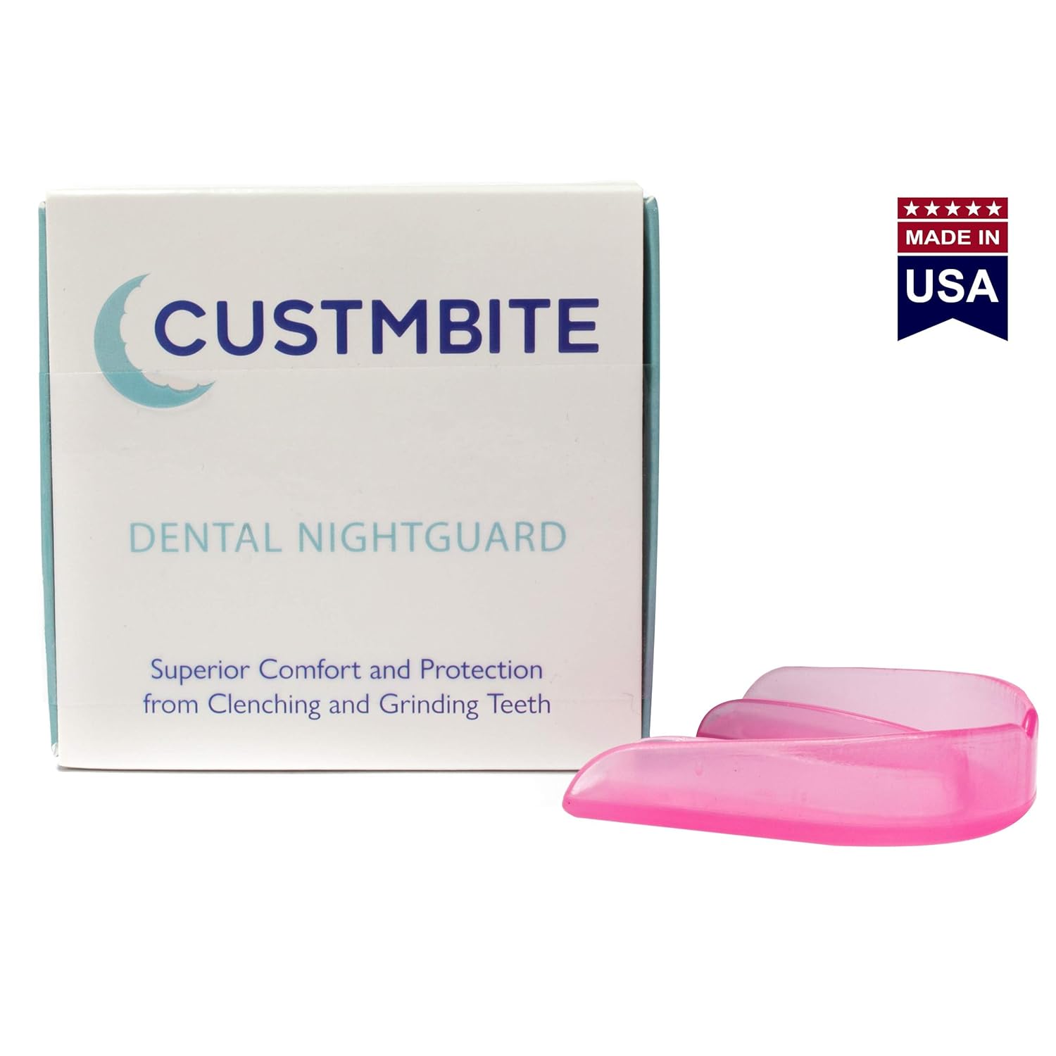 CustMbite Nightguard - Pink Color - Professional Dental Guard, Custom Fit Night Guard for Teeth Grinding, TMJ Relief & Bruxing : Beauty