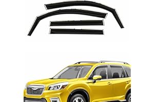 AEROGUYS Extra Durable Window Deflectors in-Channel Window Visors Rain Guards Fit for Subaru Forester 2019-2024, Sun Visors, Wind Vent Visors, Window Vent Shades, Exterior Car Accessories - 4 pcs. AG0439