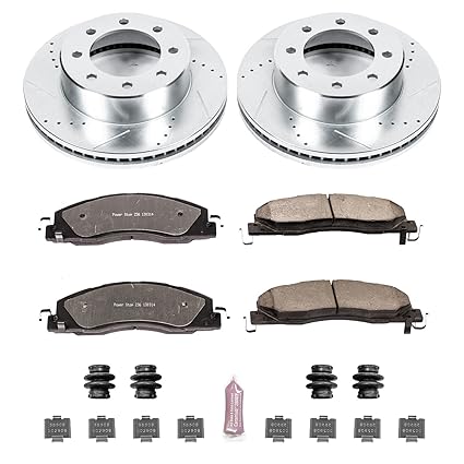 Power Stop K5411 36 Z36 Truck Tow Front Brake Kit - 