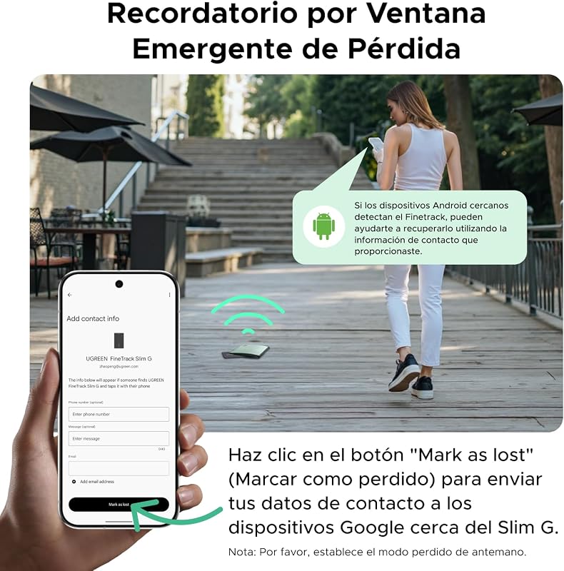 FineTrack Slim Smart Finder Localizador Solo Android