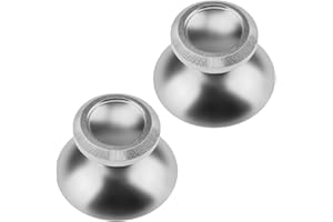 Vivi Audio For Xbox 360 Analog Thumbsticks/ Thumb Sticks (Aluminum Metal Silver)