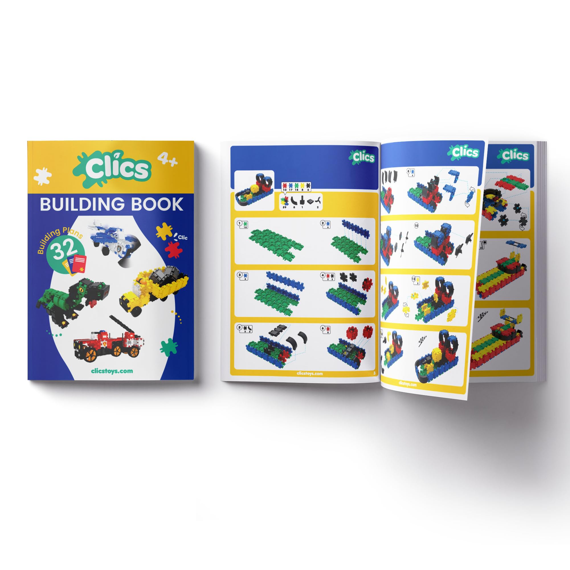 Clics CP017 Building Book, Multicolor