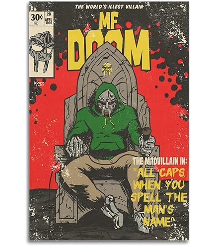 Amazon.com: Madvillain (MF Doom & Madlib - Madvillainy - 8