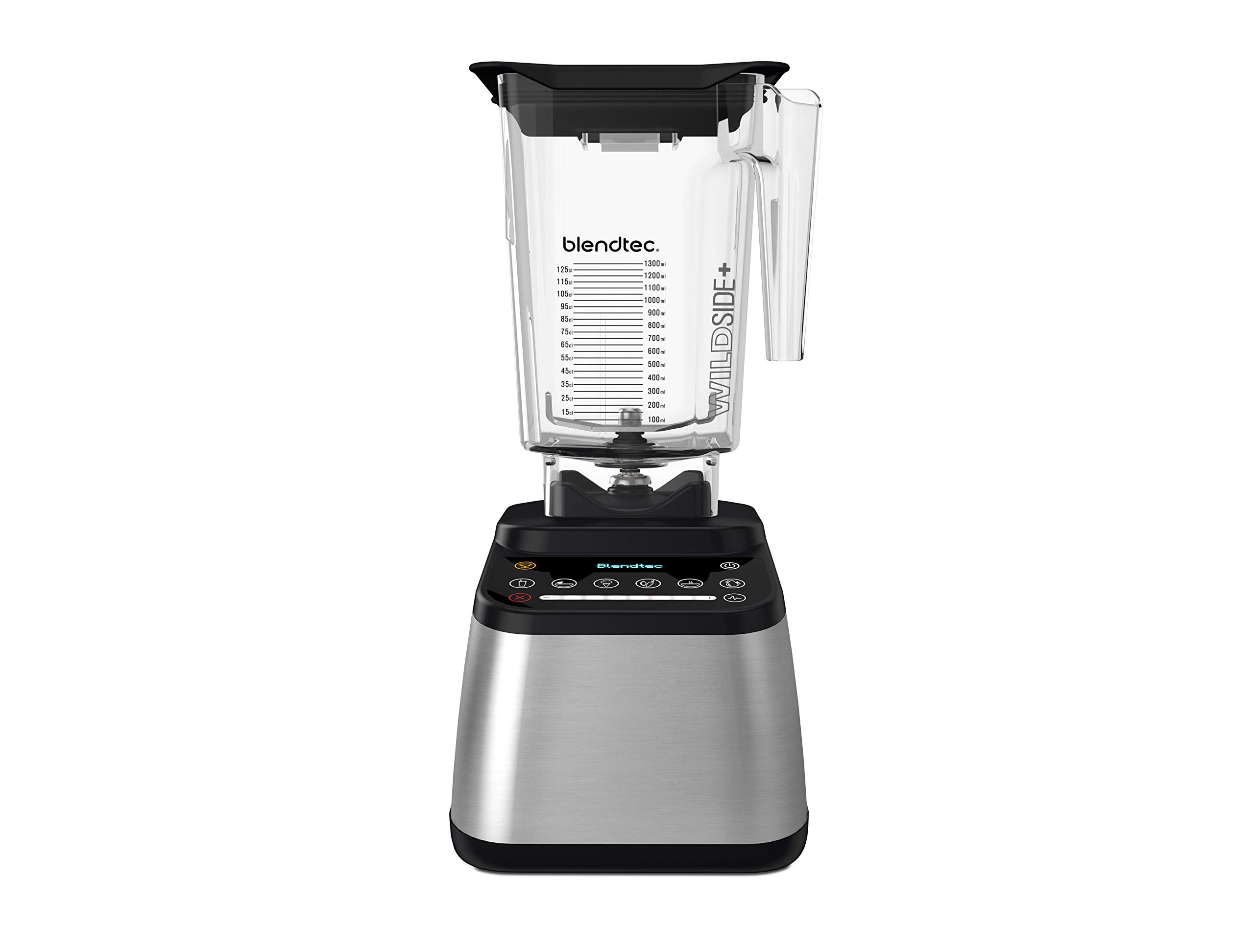 Blendtec Designer 725 High Speed Blender with WildSide+ Jar, 1800 W, 2.66 L - Stainless Steel