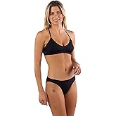 Rip Curl Womens Athletic Criss Cross Surf Bikini Top with Adjustable Straps - Bathing Suit for Beach & Pool