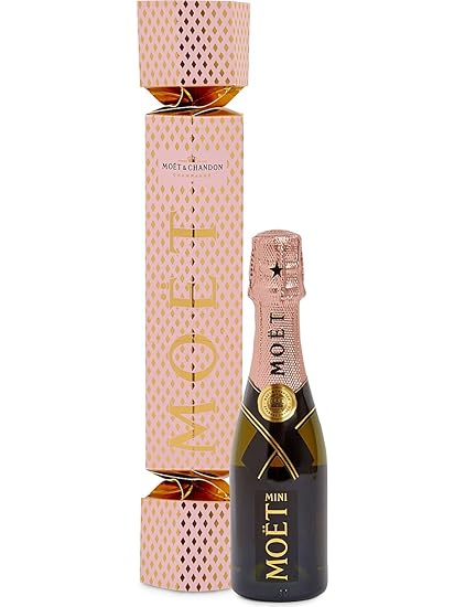 Moet & Chandon Rosè Mini 20 cl Crackers mit Fall