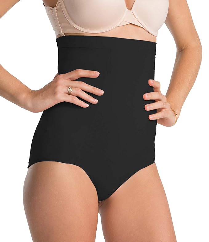 High Waist Shaping and Control Thong, Shapewear Black X Large Amazon.co.uk Clothing
