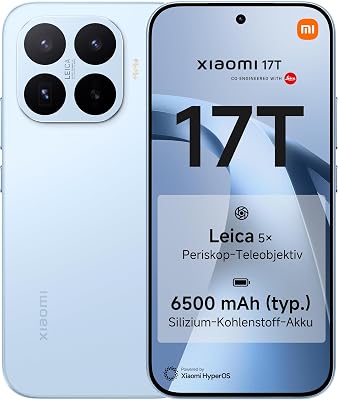 17T Smartphone 12+256GB, 6500mAh Akku, Leica 5X Telekamera, Violett