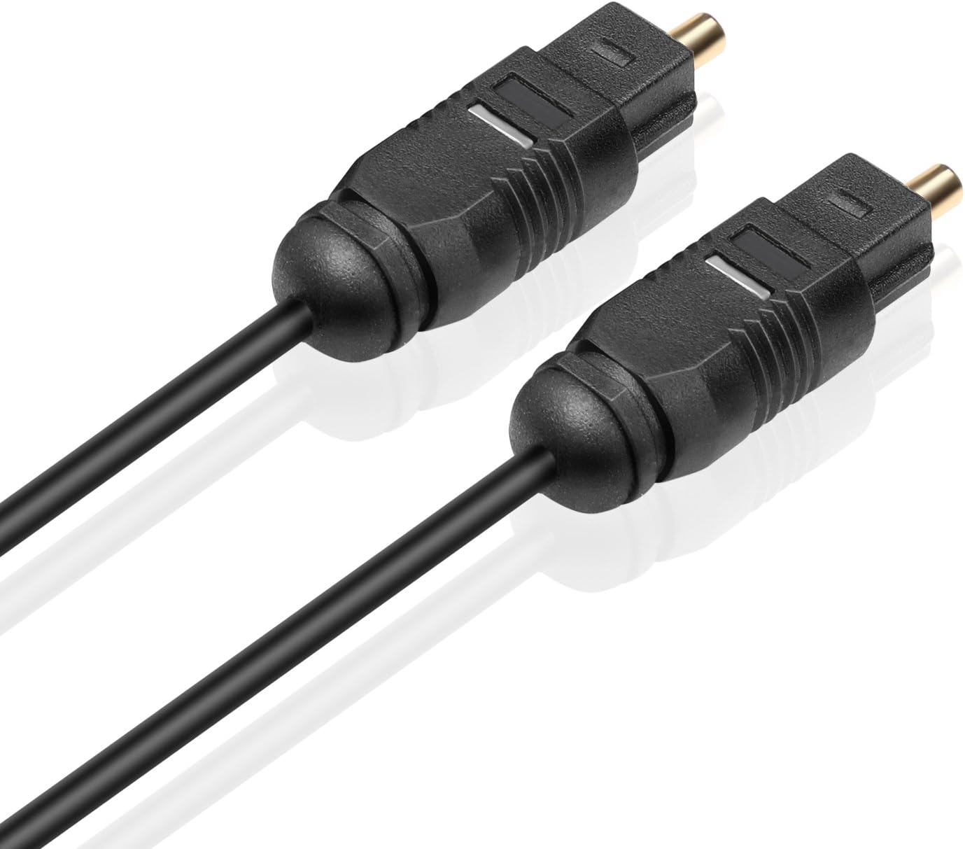 TNP Toslink Digital Optical Audio Cable (3 Feet) Home Theater Fiber