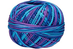 Handy Hands Lizbeth Egyptian Cotton Crochet Thread, Tatting Thread, and Knitting Thread Lace Size 10 (25 Grams 122 Yards) – HH10122 - Carribean