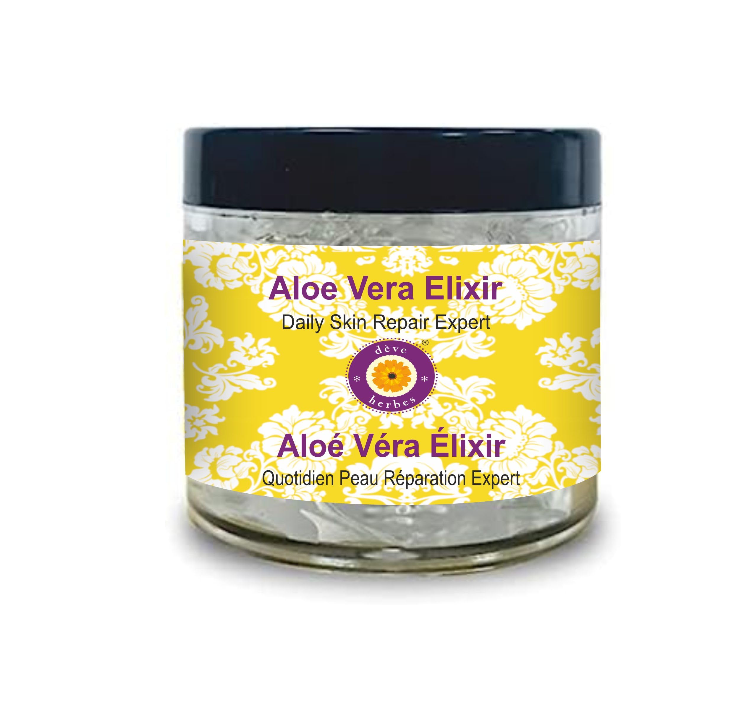 Deve Herbes Pure Aloe Vera Elixir (Gel) Daily Skin Repair Expert 100% Natural Therapeutic Grade 50gm (1.76 oz)