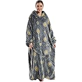 NAITEWELSE Wearable Blanket Hoodie for Adults - Oversized Soft Warm Blanket Sweatshirt, Gifts for Women & Men