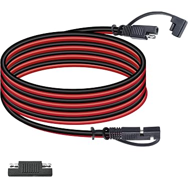 28 Inch 2 Gauge Negative Battery Cable With Top Post Terminal - Made In USA