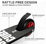 BOLDCUBE Stunt Scooter Black 8-12 Years Aluminium Deck ABEC 7 100mm view 5