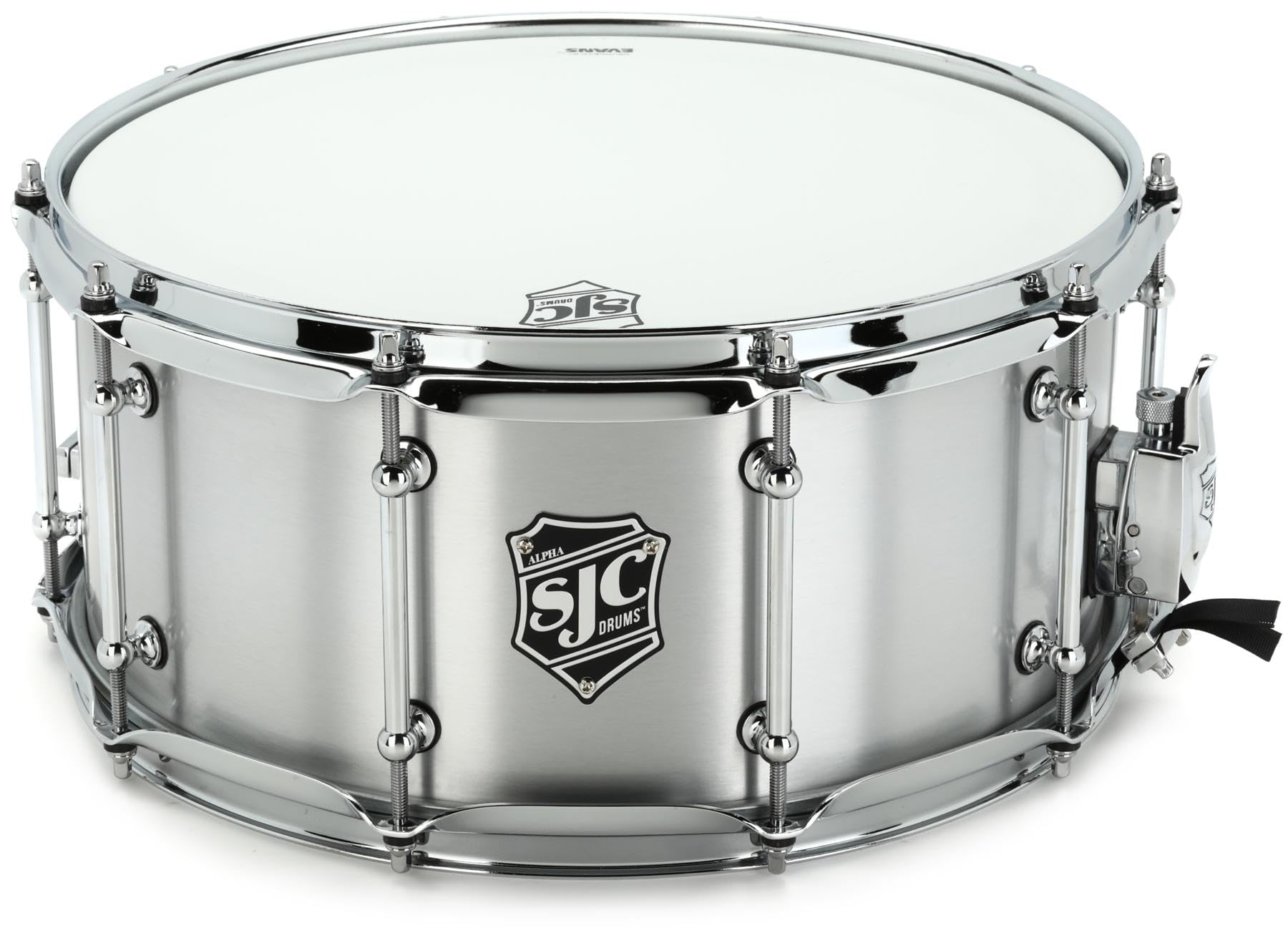 SJC Custom Drums Alpha Aluminum Snare Drum - 6.5 x