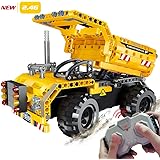 STEM Engineering Toys | Dump Truck Building Set with Remote Control, Fun Educational Construction Toy for Boys And Girls…