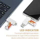 AVOMOCO 128GB USB C Flash Drive for Android Phone OTG Photo Stick Samsung Pixel view 5