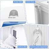 TANGZON Twin Tub Washing Machine 8KG 5KG/3KG 450W/150W Blue view 4