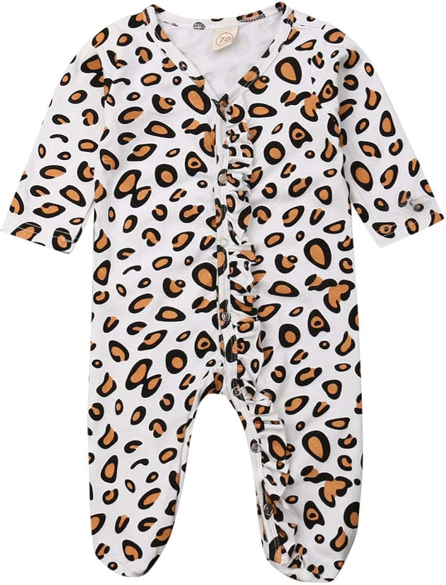 leopard baby pajamas