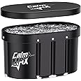CalmMax Oval Ice Bath Tub with Cover for Athletes XL Portable Cold Plunge Tub - 130 Gal Capacity for Cold Water Therapy Ice Baths at Home Outdoor Gym