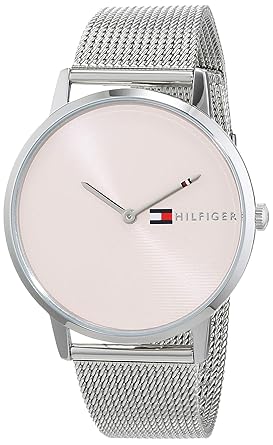 Tommy Hilfiger Damen Analog Quarz Uhr mit Edelstahl Armband 1781970