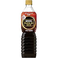 ネスカフェ ゴールドブレンド コク深め ボトルコーヒー カフェインレス 無糖 900ml×12本