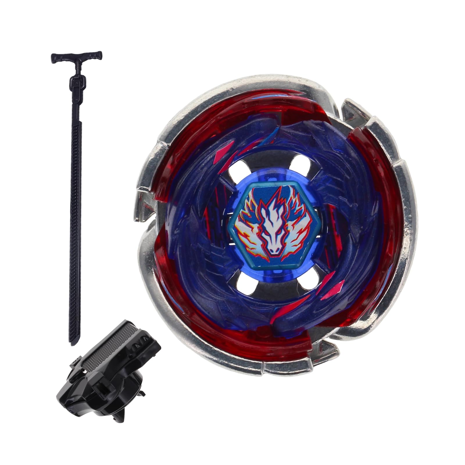 Photo 1 of FOCBAD Bey Battling Tops Blade Metal Fusion with Launcher, Stainlsee Steel Precision Gyro Anti-Grabity Spinning Tops, Balance Desktop Spinner Toys Gifts for Child and Boys