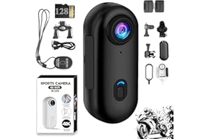 POV Pro 4k Camera, New Ultra Wide Angle HD 4k Wearable Body Adventure Action Cameras with Audio, Night Vision, Mount Anywhere